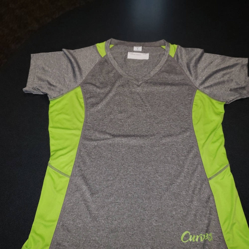 Gary‎ and Lime Workout Tee